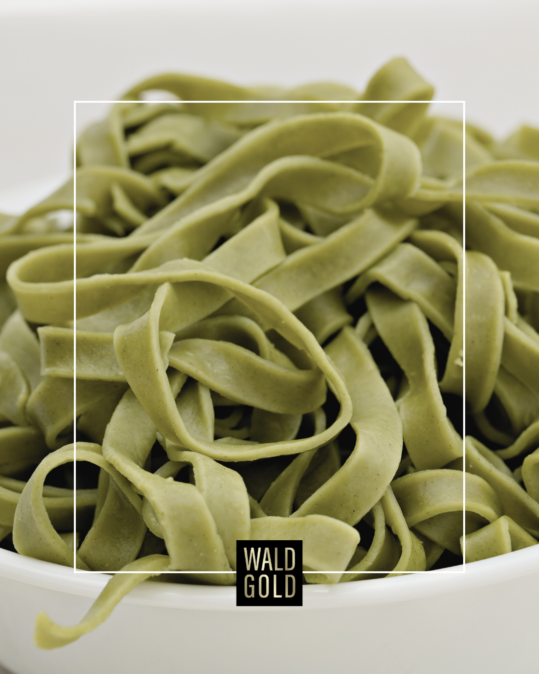 Grüner Nudelteig mit Bio Giersch-Kresse Pesto