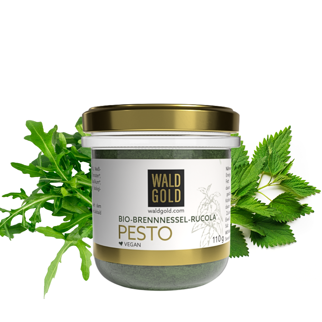 rucola pesto aufbewahren Bio Brennnessel-Rucola Pesto – WALDGOLD