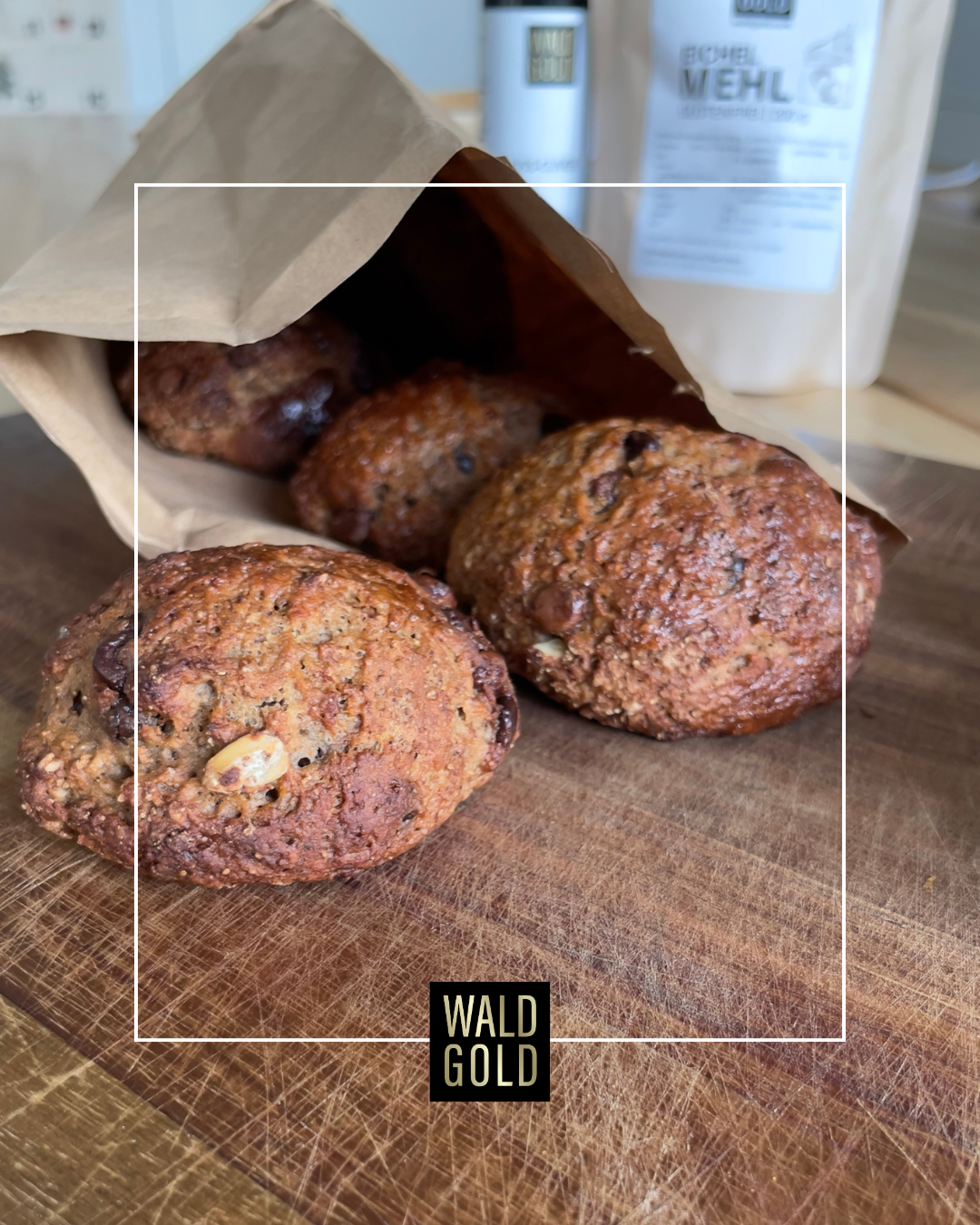 Eichel-Schokobrötchen