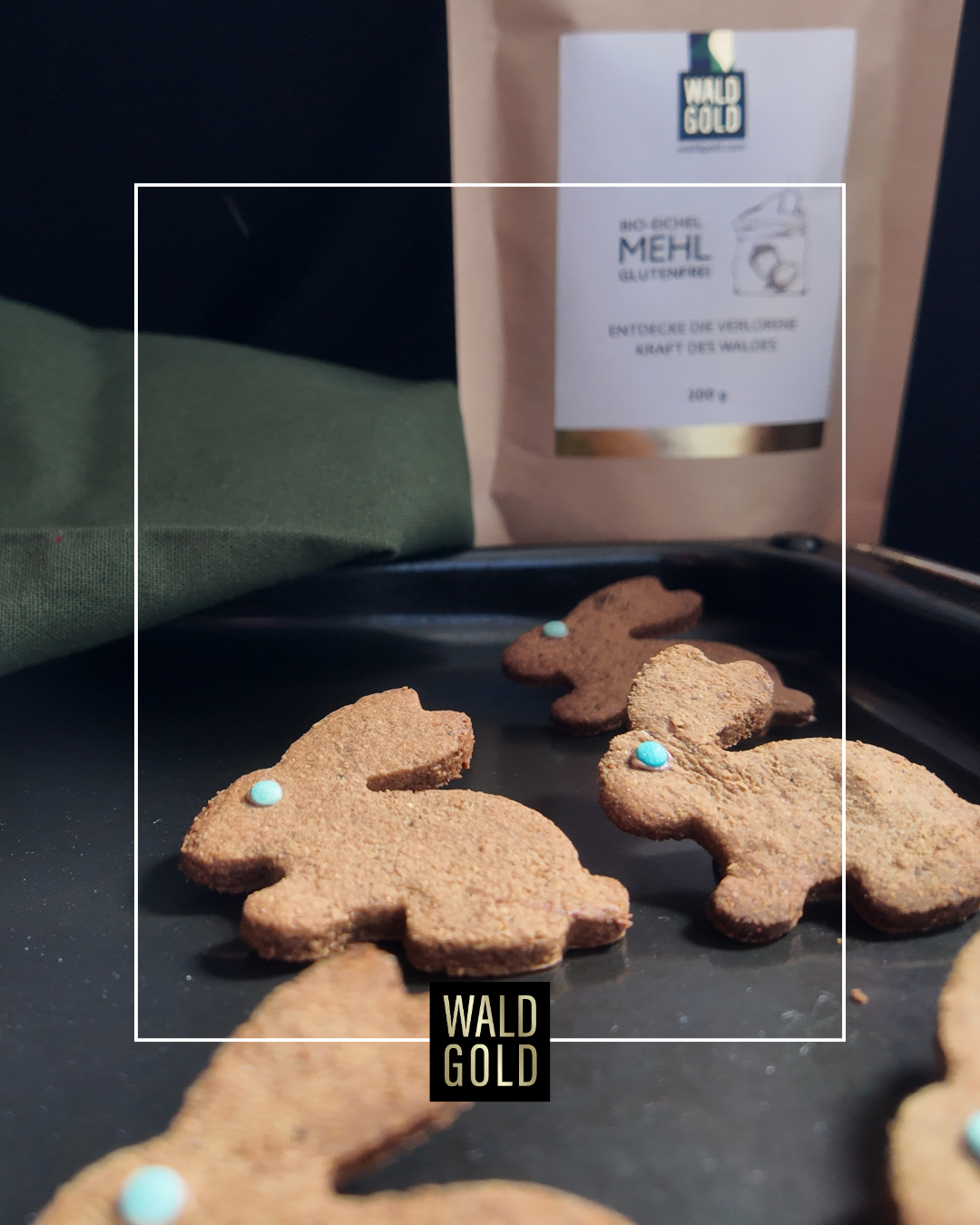 Glutenfreie Eichelplätzchen