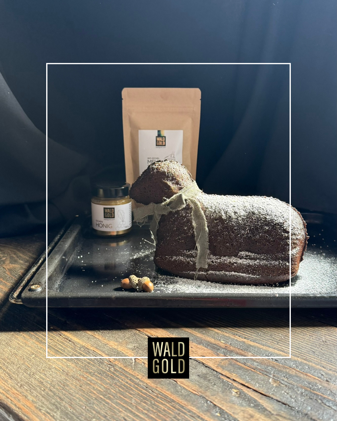 Glutenfreies Osterlamm mit Eichelmehl