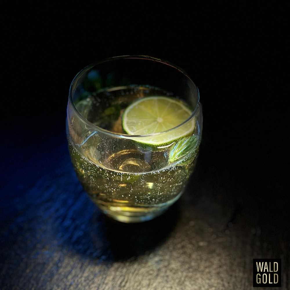 WALD-Maibowle mit Tannenspitzensirup