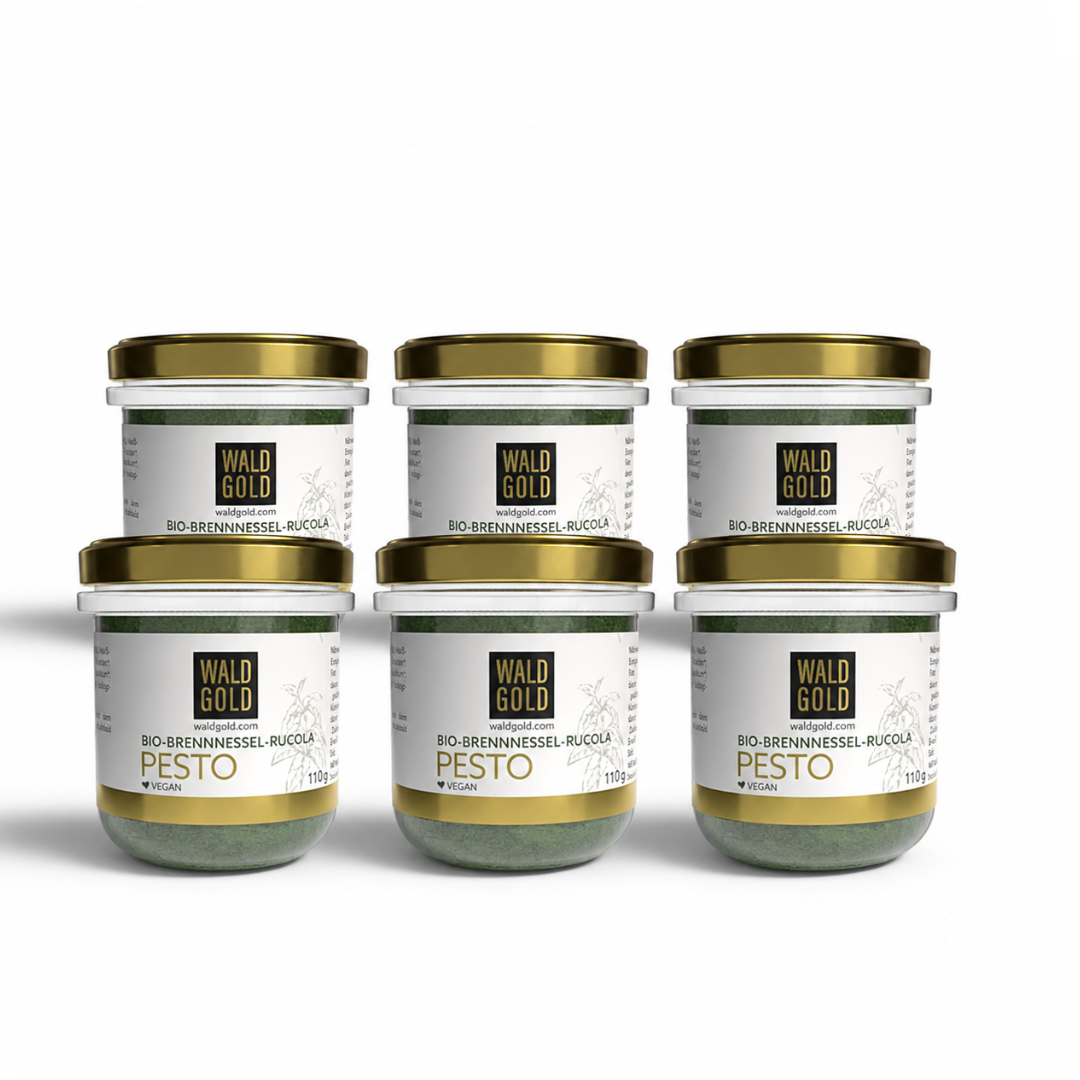 rucola pesto aufbewahren Bio Brennnessel-Rucola Pesto – WALDGOLD
