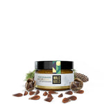 Pine needle seasoning salt with beech nuts